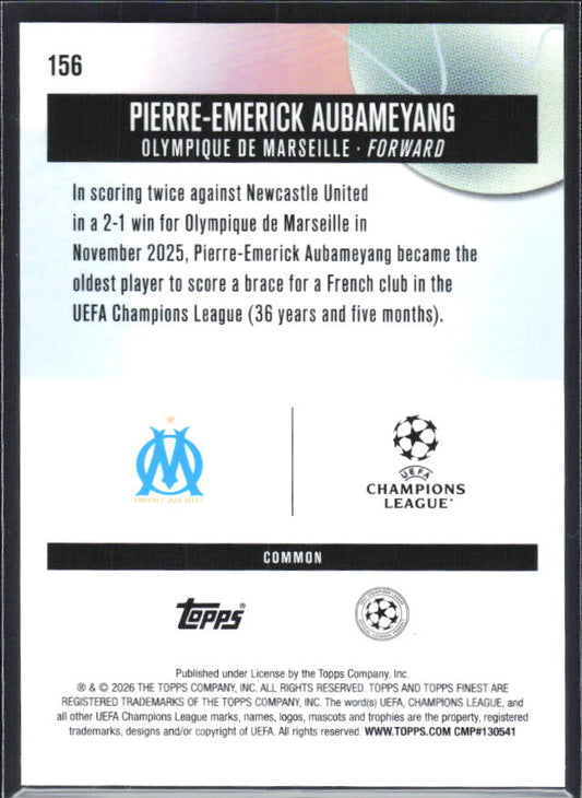Pierre-Emerick Aubameyang – baksida