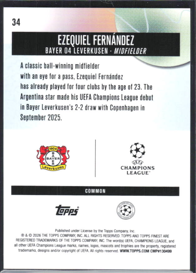 Ezequiel Fernández – baksida