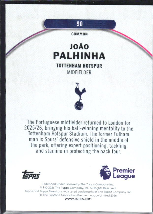 João Palhinha – baksida