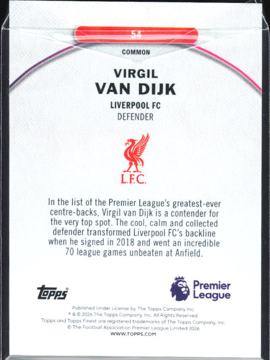 Virgil van Dijk – baksida
