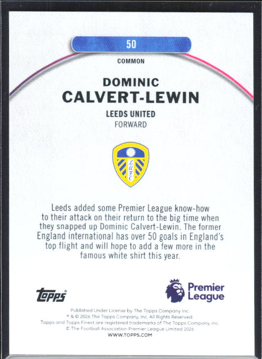 Dominic Calvert-Lewin – baksida