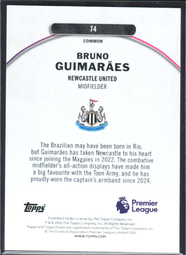 Bruno Guimarães – baksida
