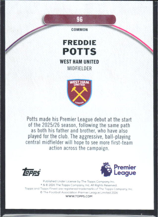 Freddie Potts – baksida