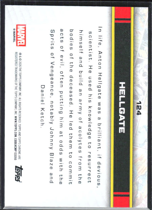 Hellgate 2026 Chrome Marvel #124 – baksida
