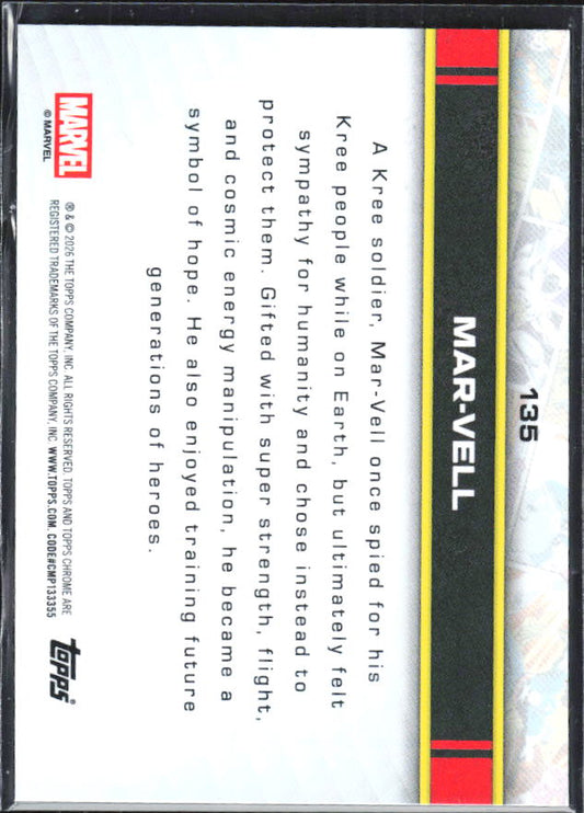 Mar-Vell 2026 Chrome Marvel #135 – baksida