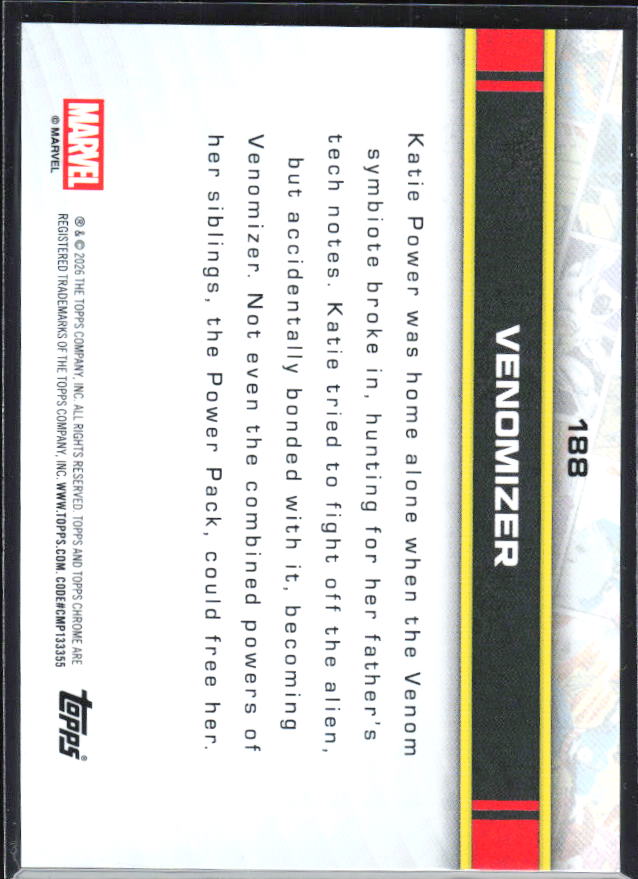 Venomizer 2026 Chrome Marvel #188 – baksida