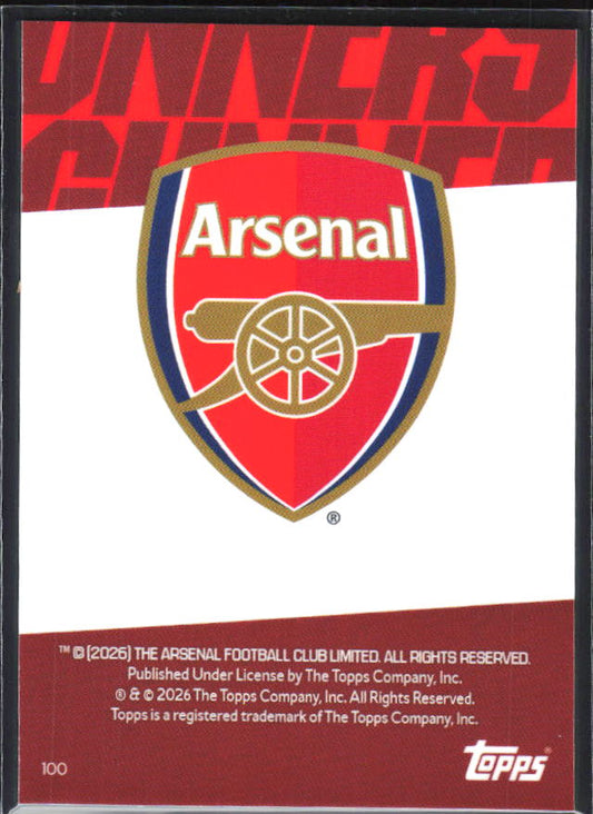 Sylvain Wiltord 2025-26 Chrome Arsenal #92 – baksida