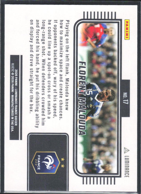 Florent Malouda – 2026 Panini Luminance France #17 – baksida
