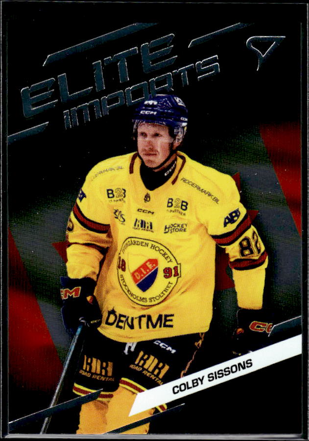 2025-26 SportZoo SHL Series 1 #EI-34 Colby Sissons Elite Imports