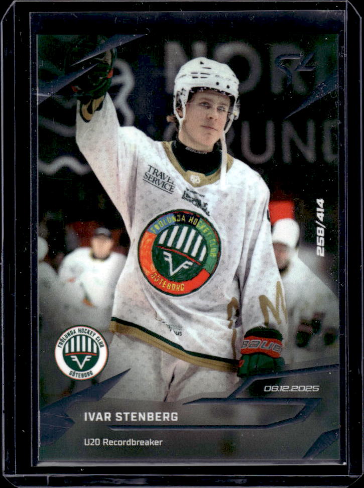 2025-26 SportZoo SHL Live #L-18 Ivar Stenberg Live Card /414