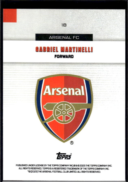 Arsenal Team Set #18 Gabriel Martinelli Base
