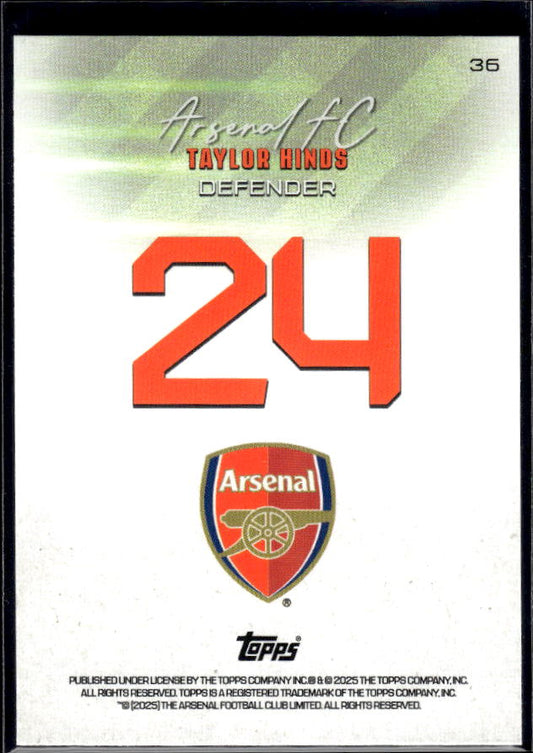 Arsenal Team Set #24 Taylor Hinds Variation