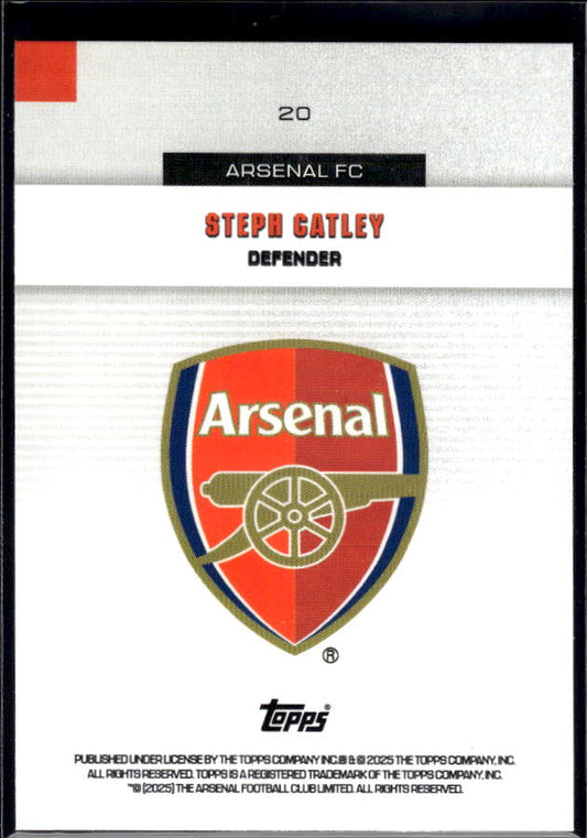 Arsenal Team Set #20 Steph Catley Base