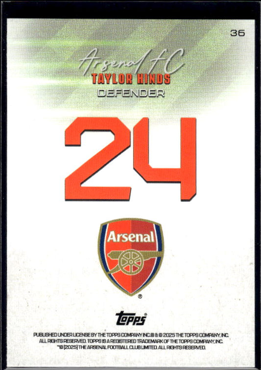 Arsenal Team Set #24 Taylor Hinds Variation