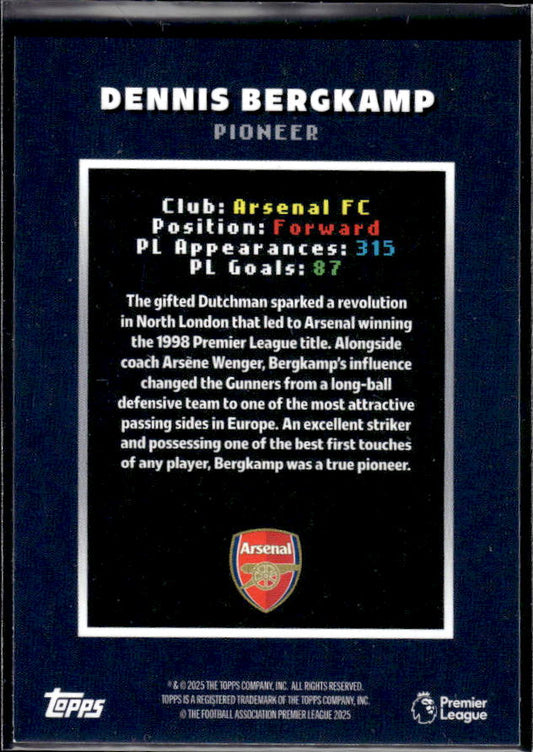 Decades Premier League Dennis Bergkamp Pioneer
