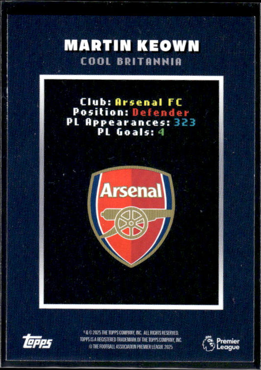 Decades Premier League Martin Keown Cool Britannia