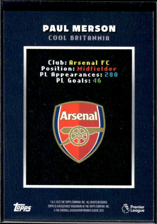 Decades Premier League Paul Merson Cool Britannia