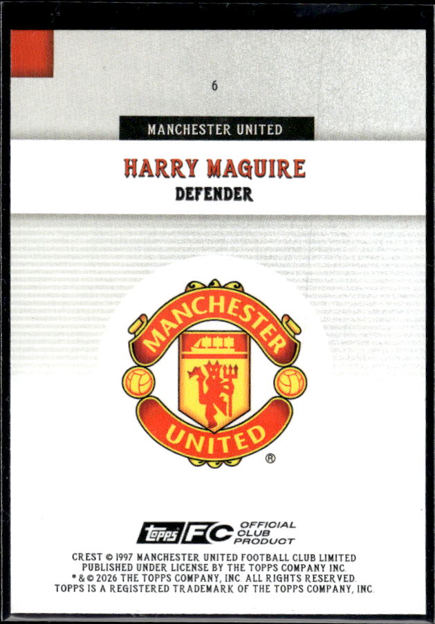 Manchester United Team Set #6 Harry Maguire First Team