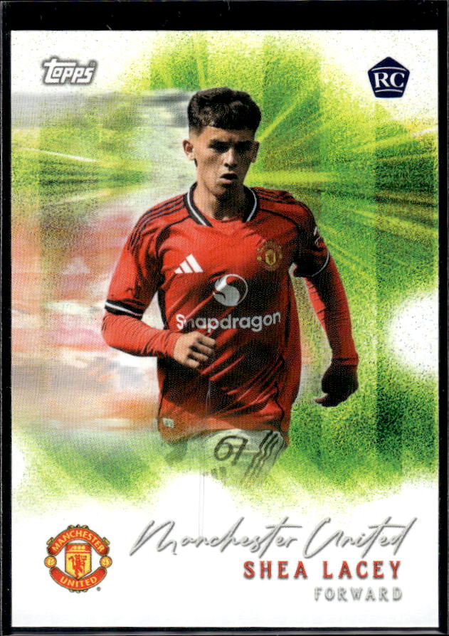 Manchester United Team Set #61 Shea Lacey Rookie Pitch Pursuits