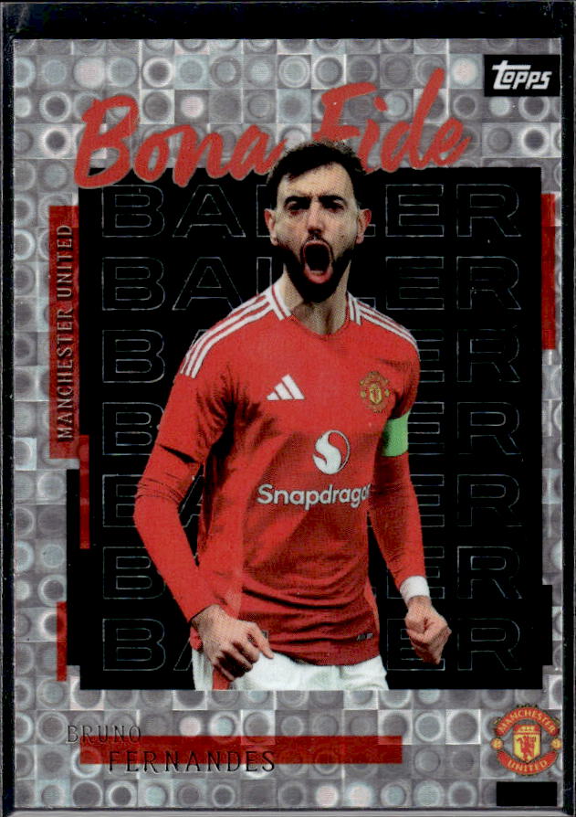 Manchester United Team Set #23 Bruno Fernandes Holo Bona Fide