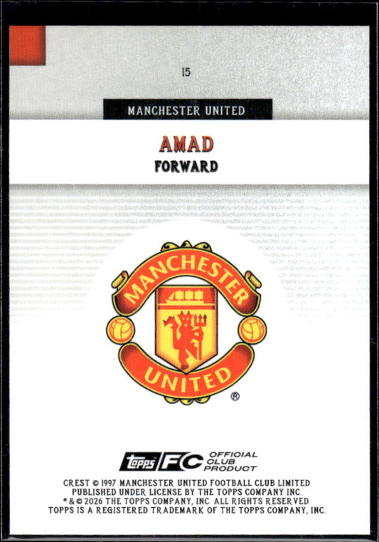 Manchester United Team Set #15 Amad Static First Team