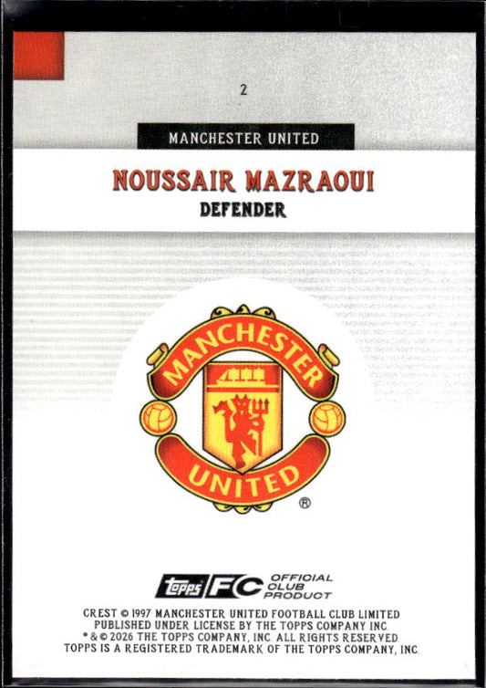 Manchester United Team Set #2 Noussair Mazraoui First Team