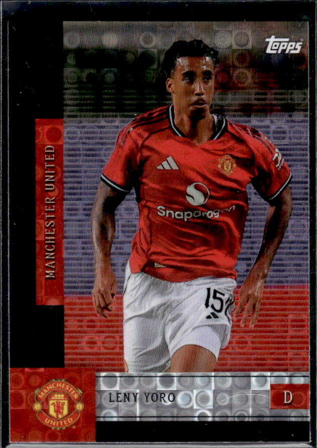 Manchester United Team Set #3 Leny Yoro Holo First Team