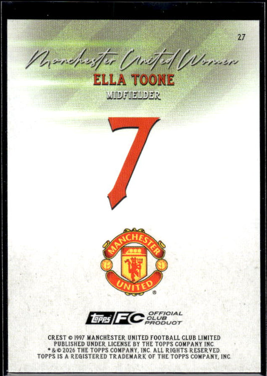 Manchester United Team Set #7 Ella Toone Pitch Pursuits