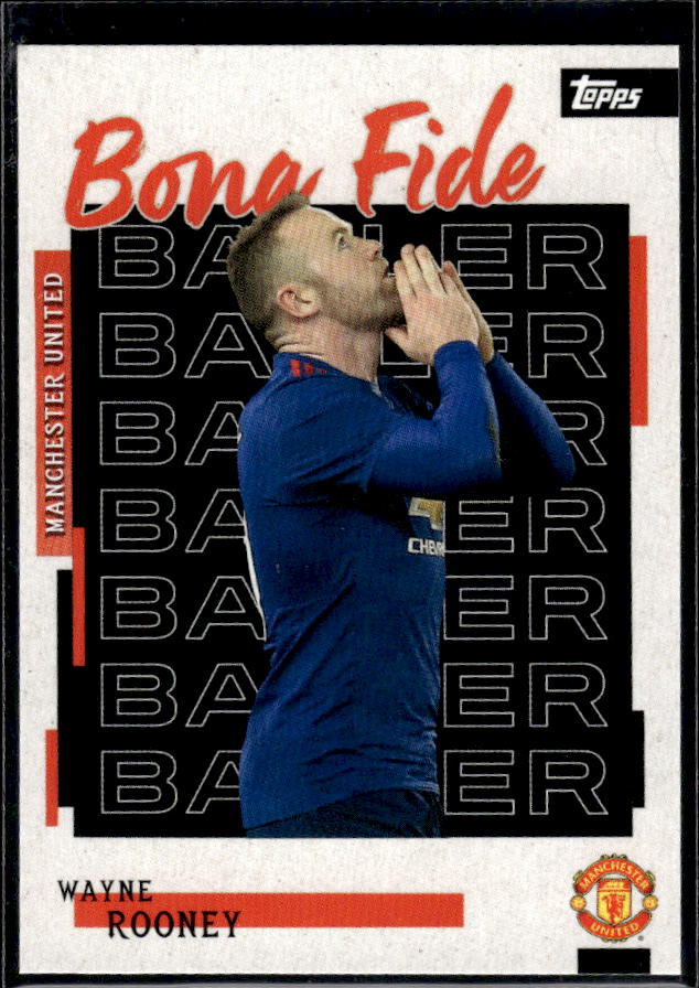 Manchester United Team Set #22 Wayne Rooney Bona Fide