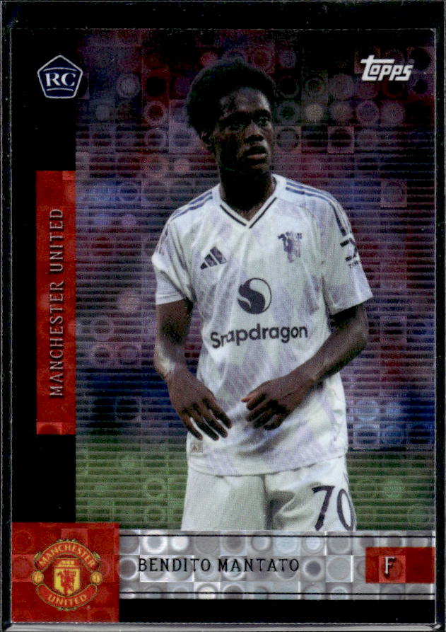 Manchester United Team Set #14 Bendito Mantato Rookie Holo First Team