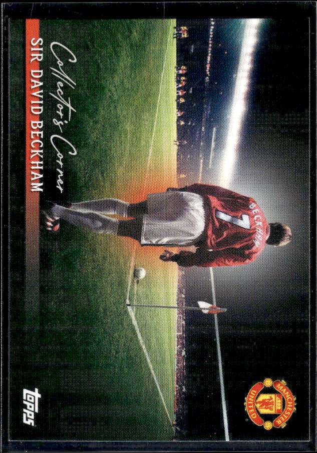 Manchester United Team Set #38 David Beckham Collectors Corner