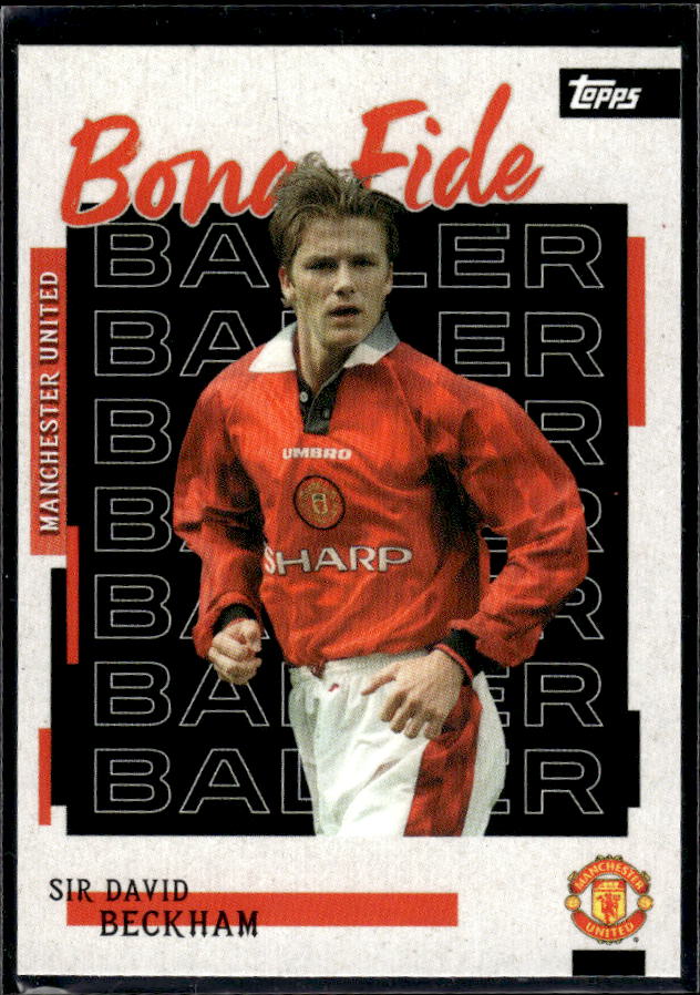 Manchester United Team Set #24 David Beckham Bona Fide