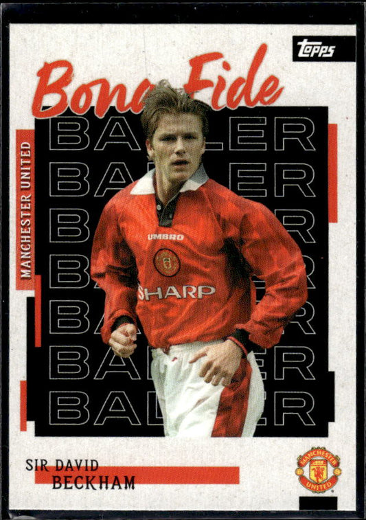 Manchester United Team Set #24 David Beckham Bona Fide