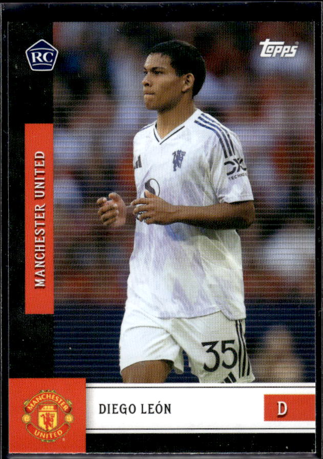 Manchester United Team Set #9 Diego Leon Rookie First Team