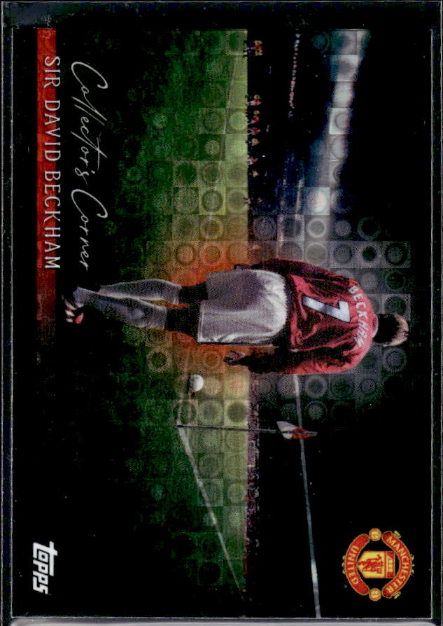 Manchester United Team Set #38 David Beckham Holo Collectors Corner