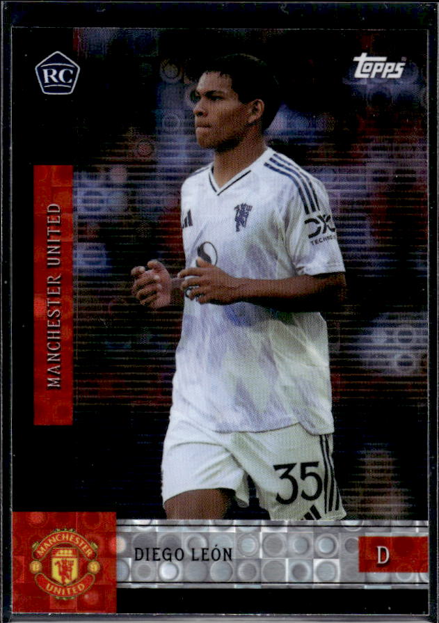 Manchester United Team Set #9 DIego Leon Rookie First TeamHolo