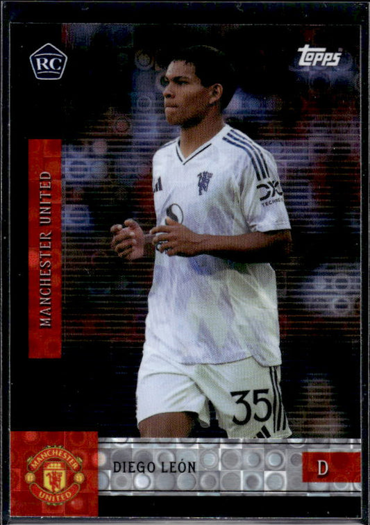 Manchester United Team Set #9 DIego Leon Rookie First TeamHolo