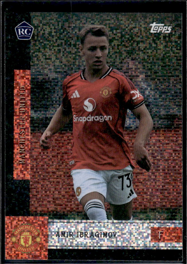 Manchester United Team Set #16 Amir Ibragimov Rookie First Team Static