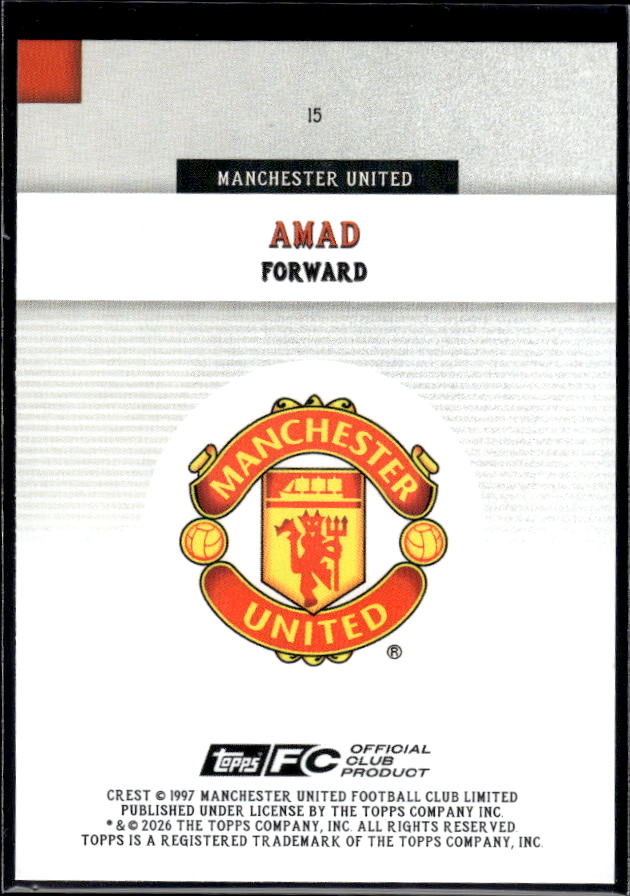 Manchester United Team Set #15 Amad First Team