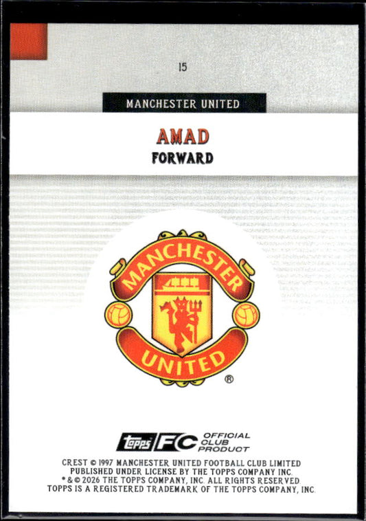 Manchester United Team Set #15 Amad First Team