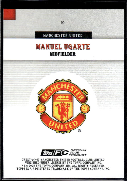 Manchester United Team Set #10 Manuel Ugarte Holo