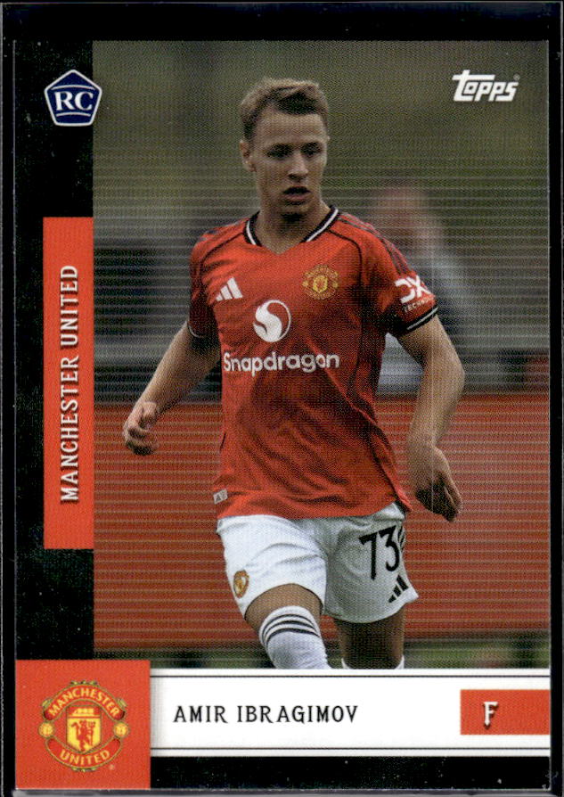 Manchester United Team Set #16 Amir Ibragimov Rookie First Team