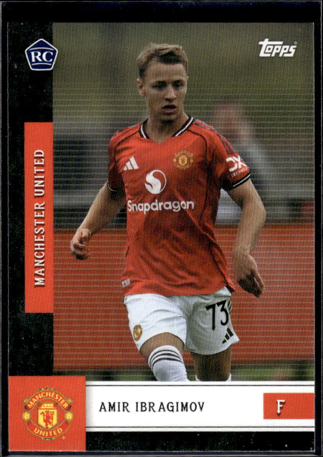 Manchester United Team Set #16 Amir Ibragimov Rookie First Team
