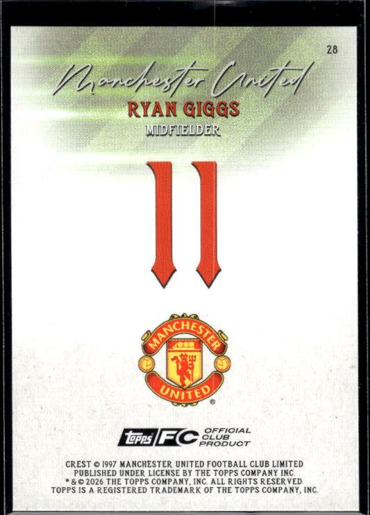 Manchester United Team Set #11 Ryan Giggs Pitch Pursuits