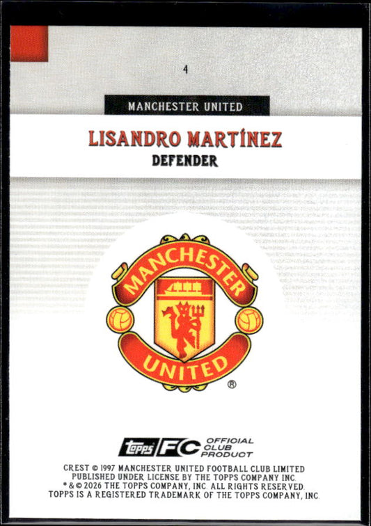 Manchester United Team Set #4 Lisandro Martinez First Team