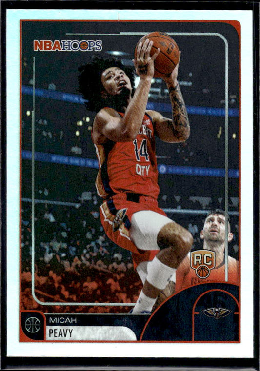 2025-26 Hoops #229 Micah Peavy Base – front