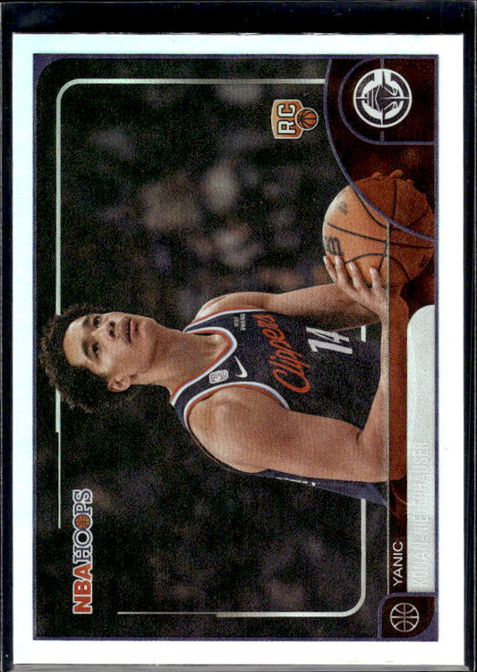 2025-26 Hoops #238 Yanic Konan-Niederhäuser Base – front