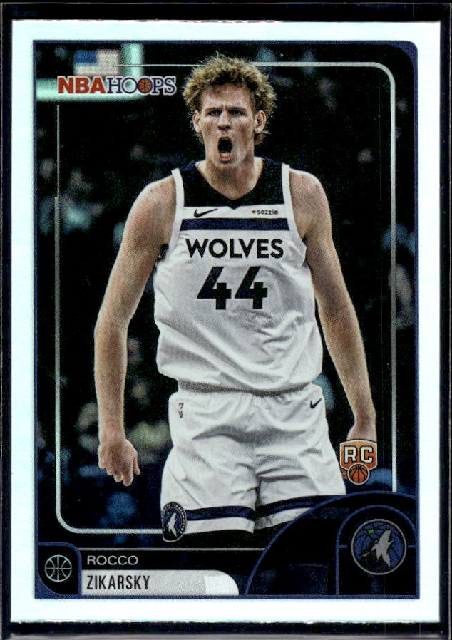 2025-26 Hoops #169 Rocco Zikarsky Base – front