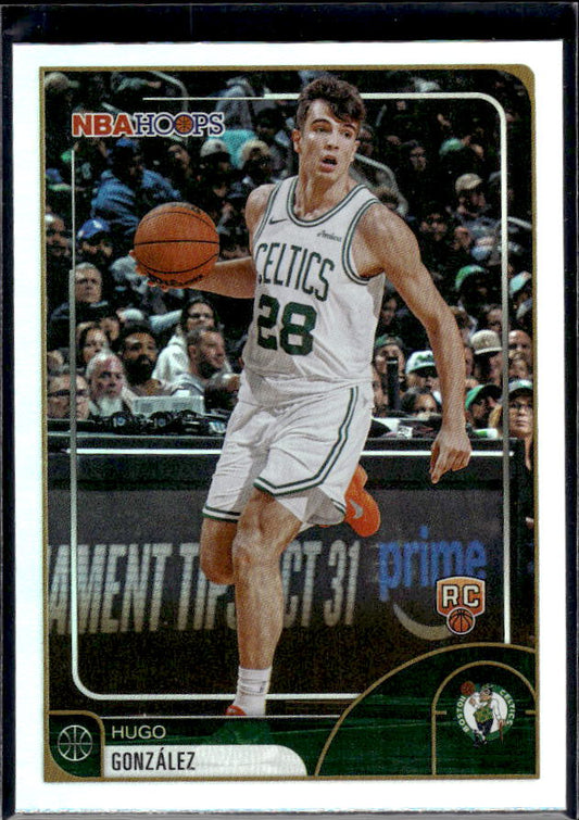 2025-26 Hoops #72 Hugo Gonzalez Base – front