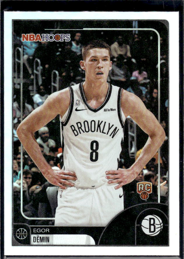 2025-26 Hoops #128 Egor Dёmin Base – front